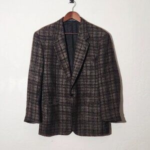 Lubiam Men's Virgin Wool Sports Coat Blazer Size 50R